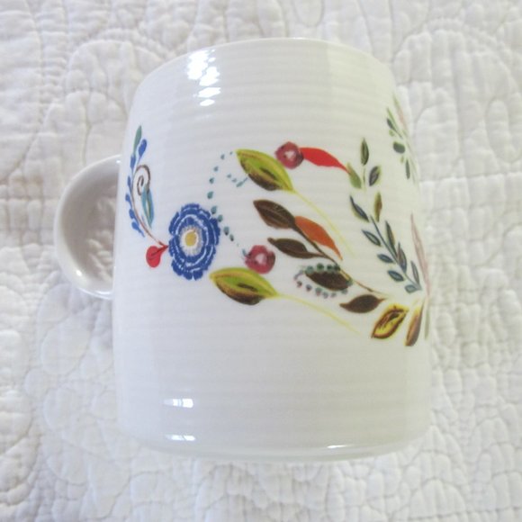 Anthropologie Starla Halfmann Floral Monogram Letter "J" - Picture 2 of 4